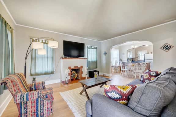 Golden Luxe Bungalow | Walk to Downtown & Parks - Image 1
